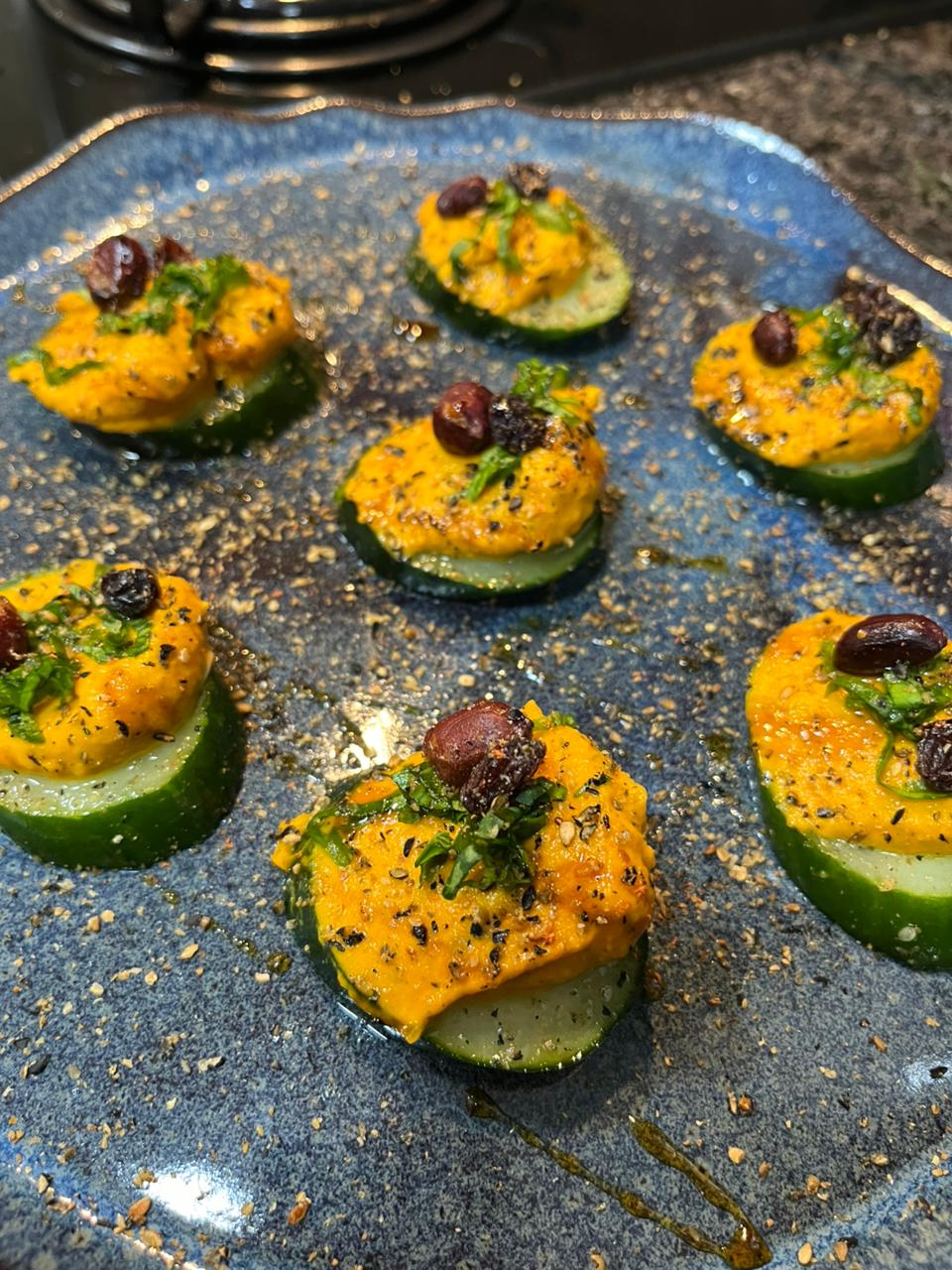 Aperitivo servido pelo Chef Vilson na Costa Esmeralda